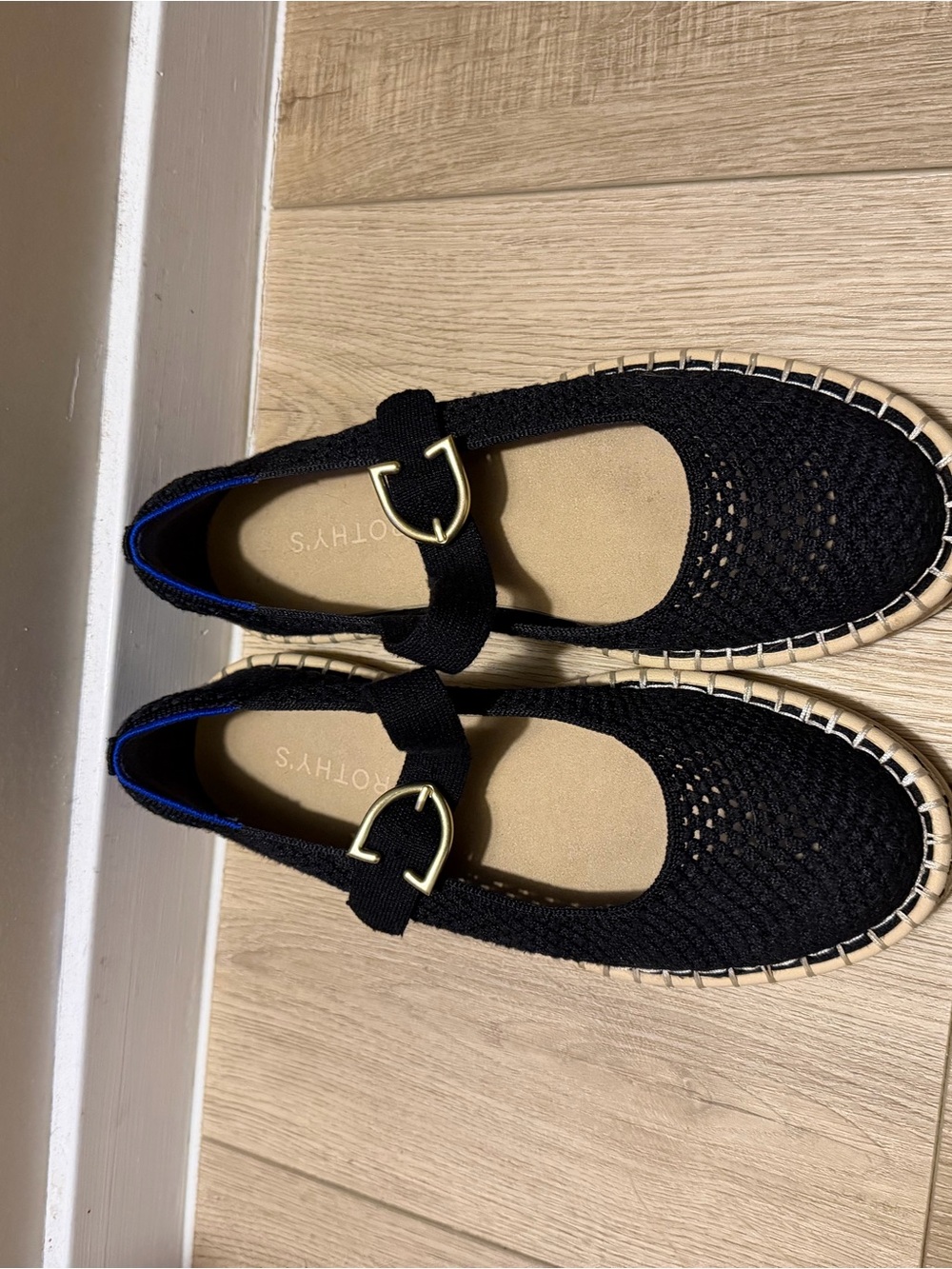 Rothy’s Black Espadrille Mary Jane